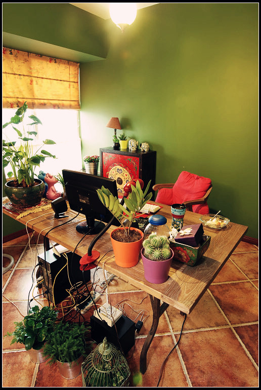 美色花園設計混搭風格裝修效果