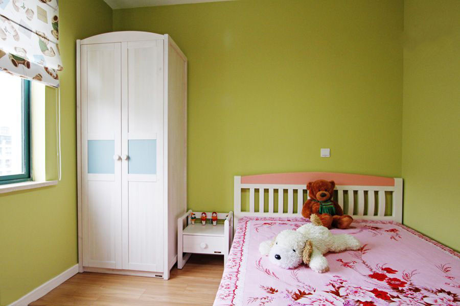 95平現(xiàn)代混搭隱形門+陽臺變書房風(fēng)格裝修效果