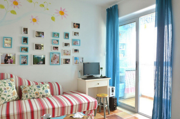 田園地中海混搭婚房 尤愛藍(lán)色小清新風(fēng)格裝修